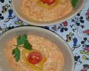 Мус от жълти и червени печени чушки